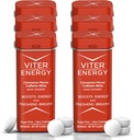 Viter Energy Caffeine Mints (120 Stück) - 40mg Koffein, Sugar Free, Vegan, B Vitamins Complex, Energy Supplement Koffein Pillen (Cinnamon, 6 Pack)
