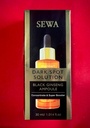 Solution Sewa Dark Spot Ampoule Ginseng Noir Concentré et Super Booster 30ml. Traitement Malasma, 1.01 Fl Oz (Pack de 1), Pack de 1