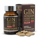 Ginseng Rouge Coréen [Gin HONGSAM] 60 Capsules - Suppléments Anti Vieillissement Premium - Boost Energy