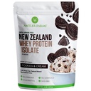 Antler Farms - 100% Grass Fed New Zealand Whey Protein Isolate, Cookies & Cream Flavor, 2 lbs - Pure and Clean, 5 Ingredients, Cold Processed