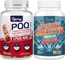 Birsppy Vigorizar Extrait français d'écorce de pin Maritime avec double livraison + 1600 MG Quercetin liposomique Phytosome