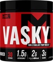 MTS Nutrition Vasky Non-Stimulant Pump Inducer - Muscle Saturating Preworkout - 30 Servings Unflavored
