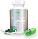 Boost Concentration, mémoire et énergie avec Sélénium Premium + Spiruline - Supplément Antioxydant Premium pour la fonction cérébrale - 60 jours d'approvisionnement (60 capsules) - (1 pack)