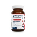Métagène Acide alpha-lipoïque 300 mg - Supplément de soutien au métabolisme et aux antioxydants pour la santé des tissus, du cerveau et du coeur* - Non-OGM, sans gluten, végétalien, sans soja - Établissement certifié BPF - 60 comprimés