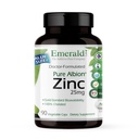 Emerald Labs Zink 25mg - Immununterstützung, Verdauungsgesundheit, Oxidativer Stress-Unterstützung - Hergestellt mit Zink Bisglycinat - Vegan & Glutenfrei - 90 Gemüsekapseln