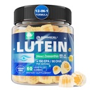 Lutein 20mg 40mg et supplément de zéaxanthin pour les yeux, les lunettes de lutéine avec Omega 3, Safran, Zinc, Bilberry & Goji Berry pour le soutien de la vision - Vitamines oculaires pour les aînés - végétalien, sans sucre, 60ct