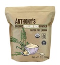 Anthony's Organic Psyllium Husk Pulver, 1,5 lb, Glutenfrei, Non GMO, Finely Ground, Keto Friendly