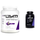 ISO JYM 20 portions Raisin et JYM ZMA Zinc / supplément de magnésium avec zinc, magnésium et vitamine B6