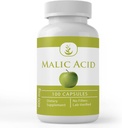 Acide malique (100 capsules) acide alpha-hydroxy, toujours pur, vérifié en laboratoire