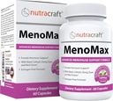 MenoMax #1 Supplément de soulagement de la ménopause : Black Cohosh, Dong Quai, Vitex Agnus, Red Clover, Sage, Soy et Yam sauvage.