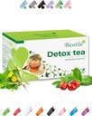 Natrual Detox Tea for Gut,Liver & Whole Body,11 Herbal Mixture for Stomach Flatulence Relief,Digestive Tract Detoxification,Optimal Intestinal Transit,30 Individual Sachets(1 Box)