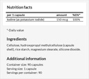 Kaliumjodid 150 mcg pro Kapsel - 90 Vegan Kapseln - 3 Monate Versorgung - für Optimale Gland-Funktion und Energiemetabolismus - Nahrungsergänzung durch Apollos Hegemonie