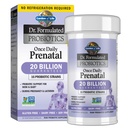 Jardin de la vie Dr. Formulé Probiotiques Une fois par jour Prénatal - Acidophilus et Bifidobacteria Probiotic Support pour maman et bébé – Stable - Gluten, lait et sans soja - 30 capsules végétariennes