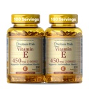 Puritan's Pride Vitamin E-450mg (10.000IU), Vitamin-Zusatz für Immunsystem Funktion und Antioxidans Gesundheits-Unterstützung, 100 Rapid Release Softgels, 2 Pack