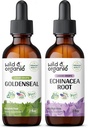 Wild & Organic Goldenseal Tinktur 2 fl oz & Echinacea Tinktur 2 fl oz