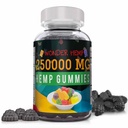 Bio Hanf Gummis Neuropathy Nerve Support Supplement Natürliche reine Hanf Öl Extrakt - Schmerzen Vitamin B2 extra Stärke Relief hohe Potenz Edible Vegan Zen Blatt Made in USA
