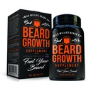 Les Vitamines de croissance de la Barbe de Manskape Co pour les hommes par Willies sauvages - Croissance naturellement plus rapide des cheveux - 60 Capsules avec Biotine - Grow a Thicker, Fuller Beard and Mustache Today
