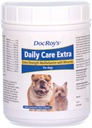 Doc Roy's Daily Care Extra, Multivitamine avancée pour chiens, soutient l'énergie, l'immunité, le muscle, les os et la santé du cerveau, fournit des vitamines A C Complexe D3 E B, Iodine de zinc de fer, Fabriqué aux États-Unis 365 ct