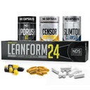 NDS Nutrition Maximum Strength Weight Loss - Appetit und Energie Booster - Glutamin, L-Carnitin und CLA (LipoRush XT 60 Kapseln, Censor 90 Softgels und Slim-Tox 90 Kapseln)