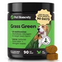 Grass Green Dog Chews - Urin Neutralisator für Rasen, Hund Pee Grass hilft Yard Aufenthalt Green Addressing Burn Spots mit Probiotics & Enzymes (Duck)