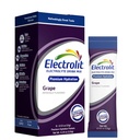 Électrolytes électrolits en poudre, Paquet de 8 raisins, Paquets d'hydratation en poudre pour déshydratation et réhydratation, Mélange de boissons hydratantes aromatisées après l'entraînement, Sticks journaliers d'amélioration de l'eau sans gluten