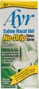 Ayr Saline Gel Nasal Spray Sinus sans goutte avec Aloe Vera apaisante, 0.75 Fl Oz flacon de pulvérisation, (paquet de 1)