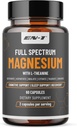 Magnesium-Ergänzung, Natürliche Mag w/L Theanin, P5P (B6), Zink, Glycin, 6 Formen, L Theanine Supplement
