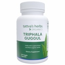 Tattva Kräuter Triphala Guggul Kräuter-Ergänzung, Ayurveda Kräuter-Ergänzungen, Verdauungs-Gesundheit und Unterstützung, Bio Triphala Kapseln, 120 Zähler, 25 Jahre Premium-Service