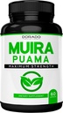 Muira Puama Root Extract 1000mg für Männer und Frauen - Premium Capsules - 60 Count - Zero Fillers - Third Pary Tested - Gluten Free & Non-GMO - USA Made - Qualitätsgarantie - Tested for Potency & Purity