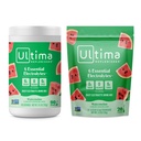 Ultima Replenisher Electrolyte Powder Drink Mix Bundle – Sugar Free – Watermelon, 90 Serving Canister and 20 Stickpacks – 6 Electrolytes and Minerals – Keto Friendly, Vegan, Non-GMO