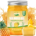 ACEYO (12 OZ Irish Sea Moss Gel Raw Vegan Ananas Flavor 102 Vitamine und Mineralien Wild Harvested Non-GMO Immune Defense Booster Schilddrüse Verdauungsunterstützung