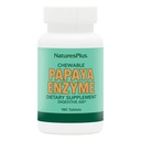 Natures Plus Papaya Enzyme - 6 mg Papain - All Natural Digestive Aid Supplement, Enthält Amylase & Protease - 180 Kautabletten (180 Portionen)