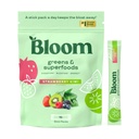 Bloom Nutrition Superfood Greens Poudre, Enzymes digestifs avec probiotiques et prébiotiques, Gut Health, Bloating Relief pour les femmes, Chlorella, Green Juice Mix w Beet Root Powder, 60 SVG, Strawberry Kiwi