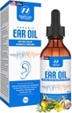 Huile d'oreille biologique pour l'infection des oreilles - Earrops naturels pour la prévention des maux d'oreille, l'enlèvement des oreilles et des cires de Swimmer - Remède pour les enfants, les adultes, les bébés et les chiens - avec Mullein, Ail, Calendula Fabriqué aux États-Unis (2 Oz)