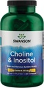 Swanson Choline & Inositol Nerve Support Fonction mentale 250/250 Milligrammes 250 Capsules
