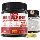 2 Pack 1500mg Liposomale Berberine HCL avec Melon Ceylan Cinnamon Bitter, Suppléments Biologique Berberine Complexe avec Feuille de Banane, Supports Immune & Digestion - Vegan 240 Capsules