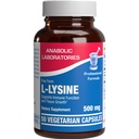 L Lysine 500 mg Capsules pour Adultes - Supplément de formule clinique L-lysine pour Gut Skin and Lip Health Plus Immune Support - Végétarien Non-OGM & Fabriqué aux États-Unis dans les installations de cGMP - 50 portions
