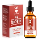 Huile de croissance du boeuf - 2X concentration biotine pour les hommes (2 oz) - naturel avec l'argan, le jojoba et la vitamine, l'adoucissant de croissance, hydratant (Vanilla)