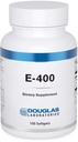 Douglas Laboratories E-400.00 Vitamine E pour la protection antioxydante et le soutien cardiovasculaire.100 Capsules