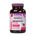 BlueBonnet Nutrition EarthSweet Melatonin 10 mg à action rapide Dissolve la nuit Relaxation et repos pour le sommeil - Aide au sommeil - Sans gluten, végétalien - Arôme framboise - 120 comprimés à croquer