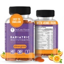 Soins de santé Multivitamine bariatrique avec fer 45mg Facile à avaler 30 comprimés - Vitamines bariatriques post-op pour les pilules de dérivation gastrique*, soutient la récupération et l'énergie pour les patients à manches* (1 mois d'approvisionnement)