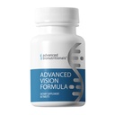 Bionutritionnels avancés – Supplément de formule de vision avancée, Vision saine, Soutien de la fonction oculaire, Vitamines oculaires, Lutéine, Zeaxanthine, Vitamine A, C, Zinc, Sans gluten, Sans lait, Vegan (60 comprimés)