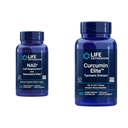 Durée de vie NAD+ Régénérateur cellulaire et résvératrol Elite, NIAGEN nicotinamide riboside et Curcumine Elite Extrait curcuma, favorise une réponse inflammatoire saine