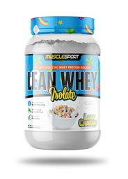 Musclesport Lean Whey RevolutionTM Poudre de protéines - Isolation de protéines de lactosérum - Faible teneur en calories, faible teneur en glucides, faible teneur en gras, colorants incroyables - 25g Protéines par scoop (2lb, Lean Charms)