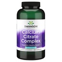 Swanson Citrate de calcium complexe Muscle Bone soutien de santé supplément minéral 300 capsules