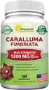 aSquared Nutrition Caralluma Fimbriata 1200mg - 180 Capsules, Extrait naturel Perte de poids Diet Pill Suppléments, Plant Root Appetite Suppressant & Pure Energy Booster, Max Strength Slim Lean Fat Burn