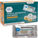 MED PRIDE Dreifache antibiotische Salbe Packets Bulk 144 X 0.9g, Einzelne antibiotische Salbe Packets für Burns, Cuts, Wound Care