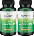 Swanson Foie Glandulaire 500 Milligrammes 60 Capsules (2 Pack)