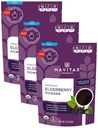 Navitas Organics Elderberry Powder, 3oz Tasche, 28 Servierungen — Organisch, Non-GMO, 100% Ganzes Elderberry Pulver für Immununterstützung (Pack mit 3)