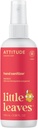 ATTITUDE Hand Sanitizer Spray for Kids & Adults, EWG Verified, Travel Size, Dermatologically Tested, Plant and Mineral Based, Vegan, Mango, 3.5 Fl Oz (Spray Bottle)